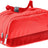 Deuter Wash Bag Tour II in Poppy Crimson, bright red toiletry bag