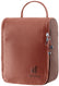 Deuter Wash Center I in Caspia Raisin, rust-red toiletry bag with brown sides