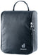Deuter Wash Center II toiletry bag in Black, closed, with carry handle