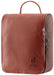 Deuter Wash Center II in Caspia Raisin, a rust-red toiletry bag