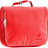 Deuter Wash Center Lite I in Poppy Crimson, bright red toiletry bag