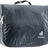 Deuter Wash Center Lite II toiletry bag in Black, closed, with hanging loop