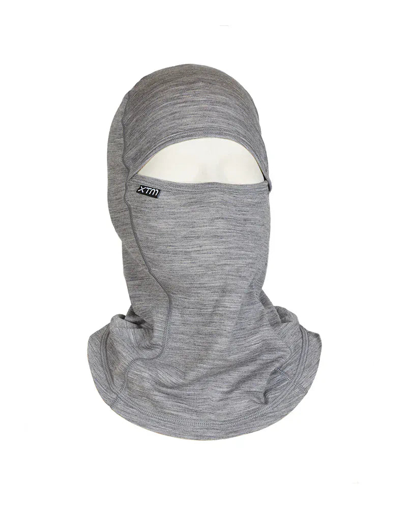 XTM Performance Balaclava Mid Grey Marle Adventure 170 II Merino Wool-Blend Balaclava MU047-MGM