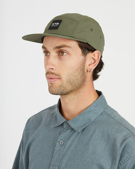 XTM Performance Caps Thyme / 1SZ Hakea Organic Cotton Cap HU125-TYM