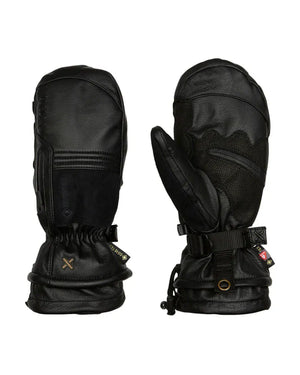 XTM Performance Gloves Black / XS Everest II Leather Gore-tex Snow Mitt DU034-BLK-XS