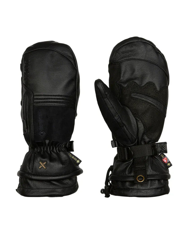 XTM Performance Gloves Black / XS Everest II Leather Gore-tex Snow Mitt DU034-BLK-XS