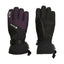 Pair of XTM Whistler II women's gloves in Dark Plum and black, back and palm