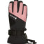 Dusty Pink XTM Whistler II kids' glove showing the barrel lock cuff and GORE-TEX tab