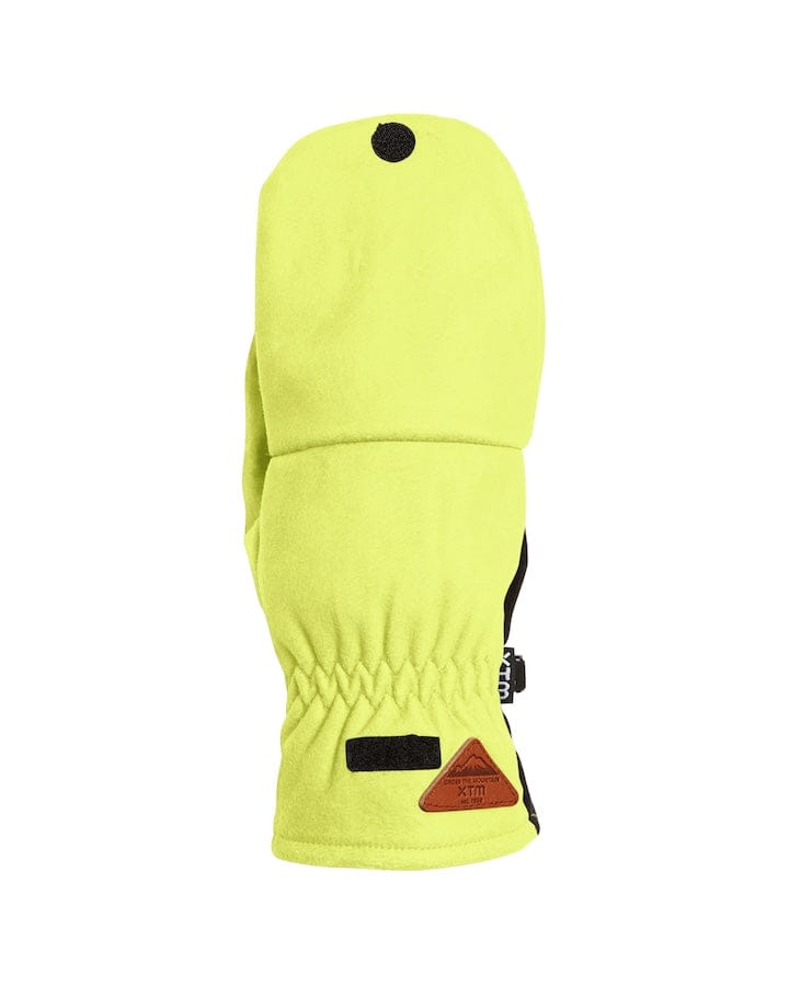 XTM Performance Gloves Fluoro Yellow / S Scope Hooded Fingerless Microfleece Glove EU018-FLY-S