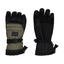 XTM Nash snow gloves in Kalamata, olive and black, showing the back and the grip palm