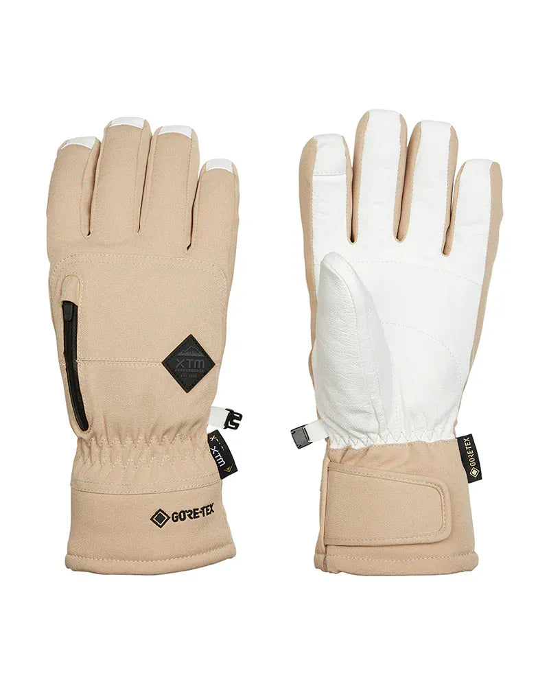 XTM Performance Gloves Taupe / XS Phoenix II Gore-tex Ski Glove DU038-TAU-XS