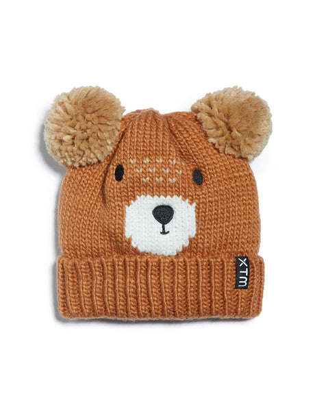 XTM Performance Kids Beanie Bear / 1SZ Kids Jumble Animal Knitted Beanie HK058-BEA-1SZ