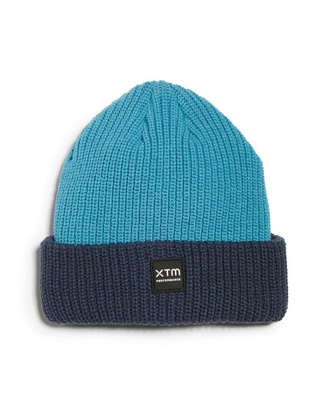 XTM Performance Kids Beanie Retro Blue / 1SZ Kids Hideaway Knitted Beanie HK059-RTB-1SZ