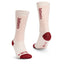 XTM Performance Kids Ski and Snowboard Socks Soft Pink / K5-8 Kids Dual Density Merino Wool Blend Snow Socks SK003-SPK-0508