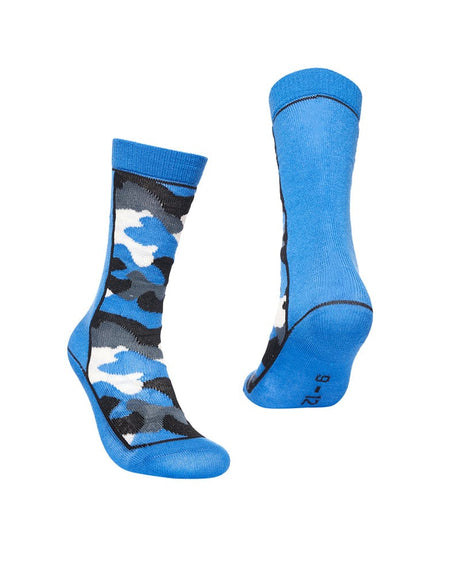 XTM Performance Kids Socks French Blue / K5-8 Kids Trooper Merino Blend Lightweight Winter Sock SK020-FBL-0508