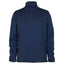 XTM Mens Merino Aero Grid Fleece quarter-zip pullover in Slate Blue, front view