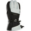 Concrete XTM Samurai men's snow glove in pale grey and black, back of hand with heat pocket