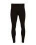 XTM Performance Men's Merino 230 thermal pants in black, front view showing the XTM jacquard waistband