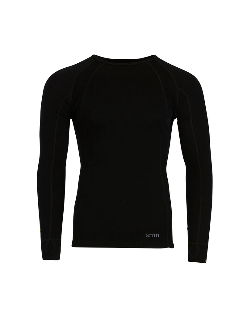 XTM Performance Men's Thermal Top Black / S Men's Merino 230 Wool Long Sleeve Thermal Top MM001-BLK-S