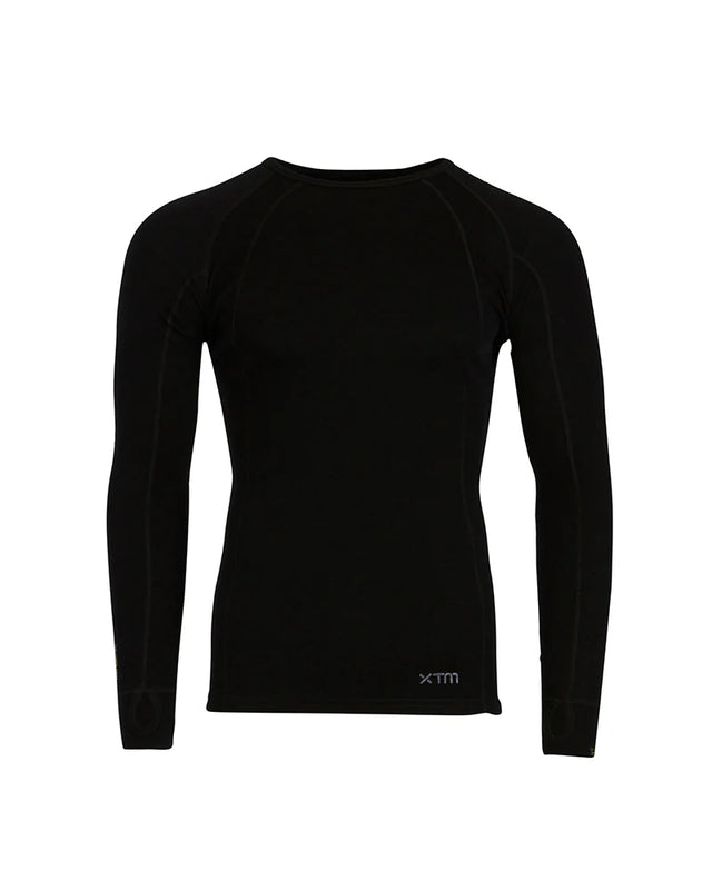 XTM Performance Men's Thermal Top Black / S Men's Merino 230 Wool Long Sleeve Thermal Top MM001-BLK-S