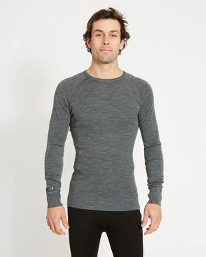XTM Performance Men's Thermal Top Men's Merino 230 Wool Long Sleeve Thermal Top