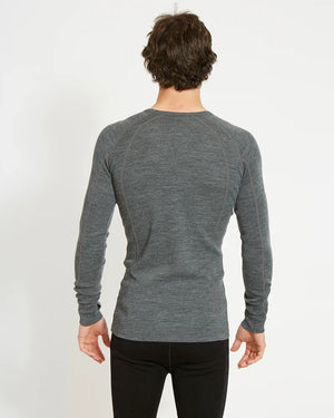 XTM Performance Men's Thermal Top Men's Merino 230 Wool Long Sleeve Thermal Top