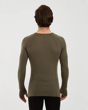 XTM Performance Men's Thermal Top Men's Merino 230 Wool Long Sleeve Thermal Top