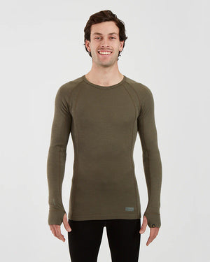 XTM Performance Men's Thermal Top Men's Merino 230 Wool Long Sleeve Thermal Top