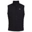 XTM Performance Woolxloft Mens Vest in black, front view on white background