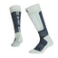 Pair of XTM Sochi II ski socks in Cool Mint, mint green with slate blue panels