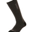 Single grey XTM Dual Density ski sock, side view with black toe and XTM logo