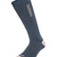 Single Ocean blue XTM Dual Density merino ski sock, side view