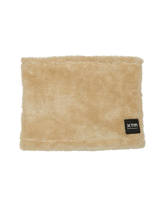 XTM Performance Neck Gaiters Almond Alps Sherpa Fleece Neck Warmer Gaiter HU092-ALM
