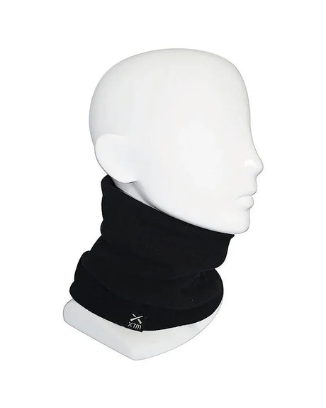 XTM Performance Neck Gaiters Black Adults Microfleece X Neck Gaiter Warmer HU009-BLK