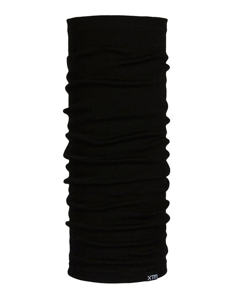 XTM Performance Neck Gaiters Black Merino 230 Wool Multi Snood Neck Gaiter MU008-BLK