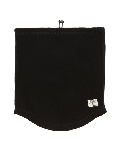 XTM Performance Neck Gaiters Black Spencer Recycled-Seawool Microfleece Blend Neckwarmer Neck Gaiter HU123-BLK
