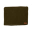 XTM Crystal chunky knit neck warmer gaiter in Ivy, a deep olive green, laid flat