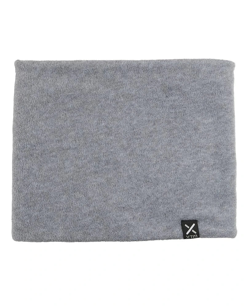 XTM Performance Neck Gaiters Light Grey Marle Adults Microfleece X Neck Gaiter Warmer HU009-LGM
