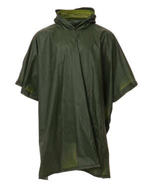 XTM Performance Ponchos Forest Stash Packable Rain Poncho RU007-FOR