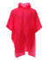 XTM Performance Ponchos Raspberry Stash Packable Rain Poncho RU007-RSP