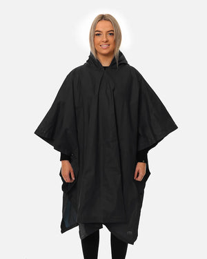 XTM Performance Ponchos Stash Packable Rain Poncho