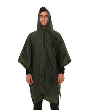 XTM Performance Ponchos Stash Packable Rain Poncho