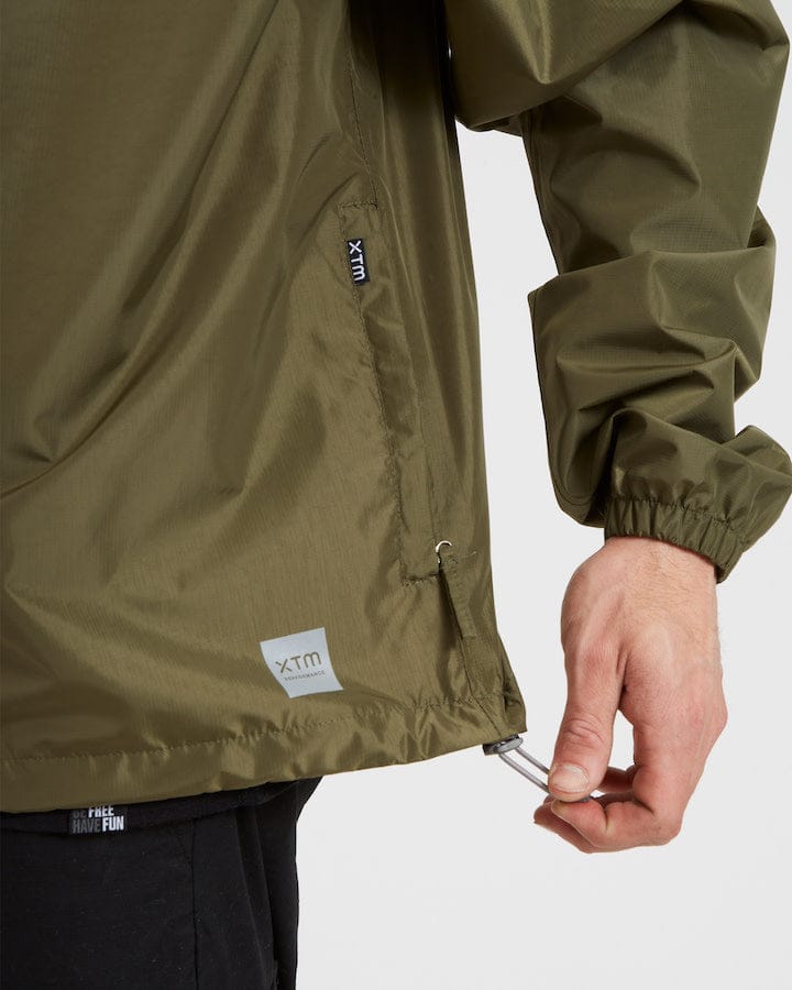 XTM Performance Rain Jacket Stash 2L Unisex Packable Rain Jacket
