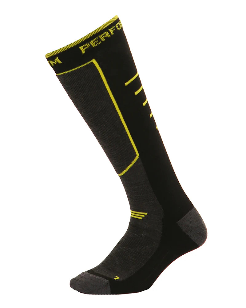 XTM Performance Ski and Snowboard Socks Slalom Merino Blend Technical Ski Socks