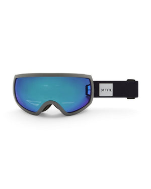 XTM Performance Ski Goggles Grey Silver Force Reflect II Adults Double Lens Ski Goggle GU019-GSR
