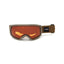 XTM Force kids' ski goggles in Kalamata: olive and taupe frame, orange lens and brown strap