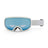XTM Performance Ski Goggles White Silver Force Reflect II Adults Double Lens Ski Goggle GU019-WSR