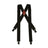 XTM Performance Suspenders Black Adults Braces Suspenders TU003-BLK