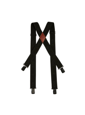 XTM Performance Suspenders Black Adults Braces Suspenders TU003-BLK