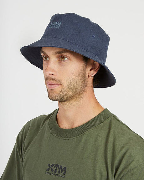 XTM Performance Trail Hat Indigo / L-XL Sundew Hemp-Cotton Bucket Hat HU126-IND-L-XL